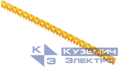 Маркер открытого типа KE 4-6кв.мм символ "J" (уп.200шт) IEK UMK-KE3-J