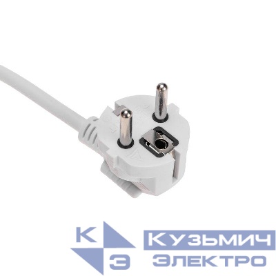 Удлинитель 3х3м с заземл. STANDARD 3х1кв.мм бел. Rexant 13-4010