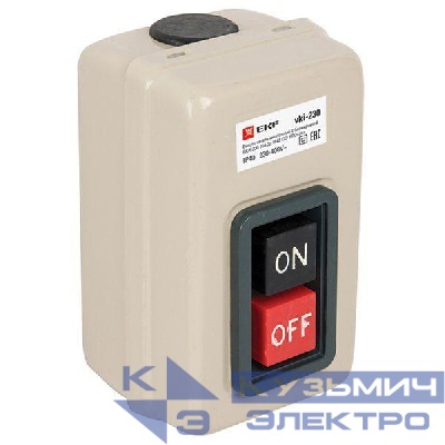 Выключатель кнопочный с блокировкой ВКИ-230 3п 16А IP40 PROxima EKF vki-230