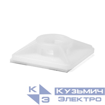 База монтажная самоклеящаяся 28х28 бел. (уп.100шт) DKC 25473SR