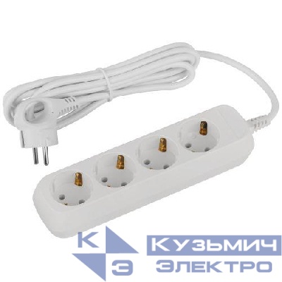 Удлинитель 4х3м с заземл. ПВС 3х1 UDL-16-430-E Greenline Эра Б0065028