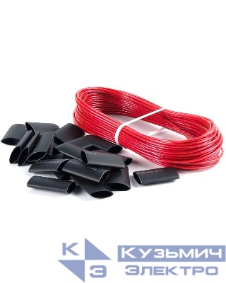 Комплект крепежа в водосточную трубу в 1 нитку 20 м (трос+крепежи) EXTHERM DRAIN/1