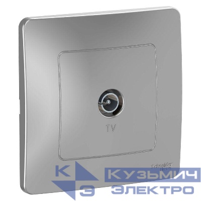 Розетка телевизионная TV 1-м СП Blanca коннектор алюм. SE BLNTS000013