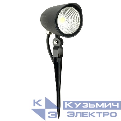 Светильник светодиодный SP2714 12Вт IP65 85-265В тротуарный на колышке зел. FERON 51767