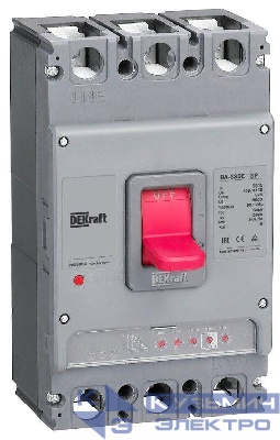 Выключатель автоматический 4п 400А 50кА ВА-335E электрон. расцеп. DEKraft 22505DEK