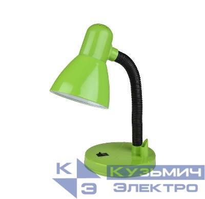 Светильник настольный TLI-226 GREEN E27 механ. выкл. зел. Uniel UL-00001808
