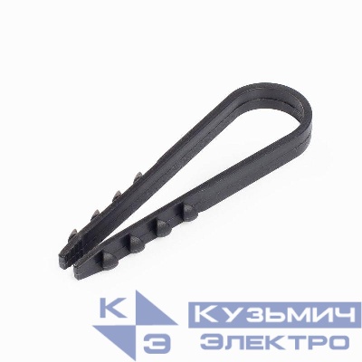 Дюбель-хомут ДХ 19-25 для круглого кабеля нейлон черн. (уп.100шт) Fortisflex 59566