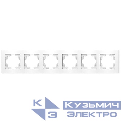 Рамка 6-м Афина универс. бел. Universal A1043