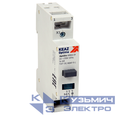 Кнопка управления мод. OptiDin KM63 CF 20 УХЛ3 КЭАЗ 138909