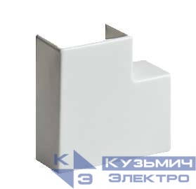 Поворот 90град. для кабель-канала РКК 40х40 бел. Ruvinil ПВР-40х40