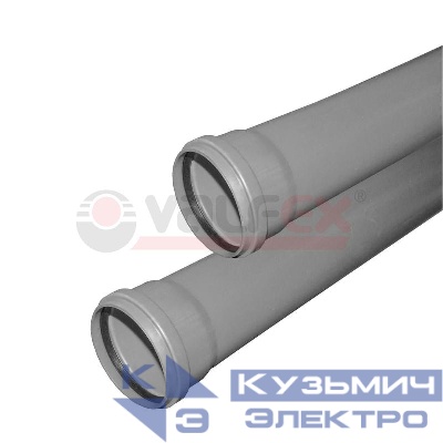 Труба BASE ф50 с раструбом L=0.75м (10) VALFEX 200500075