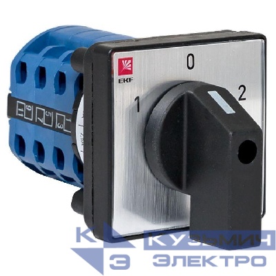 Переключатель кулачковый ПК-1-23 3П 25А "1-0-2" EKF pk-1-23-25