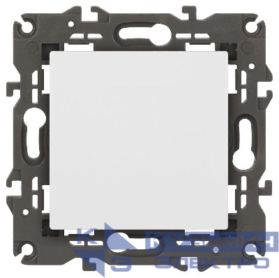 Переключатель Elegance 14-1103-01М 250В 10АХ матов. бел. Эра Б0065788