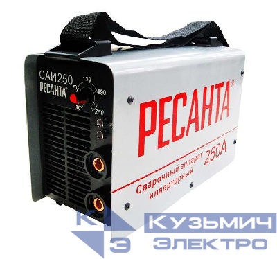 Инвертор сварочный САИ-250 250А d6 140-240В IP21 горячий старт Ресанта 65/6