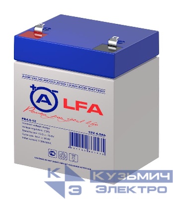 Аккумулятор 12В 4.5А.ч LFA FB4.5-12 LFA