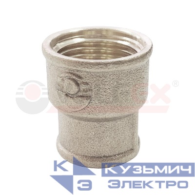 Муфта переходная никелированная ВР 1 1/2дюйм-ВР 1 1/4дюйм (35/5) VALFEX VF.240.N.112.114