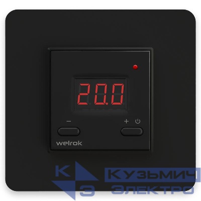 Терморегулятор для электрообогревателей vt bk atl Welrok 4660251141653