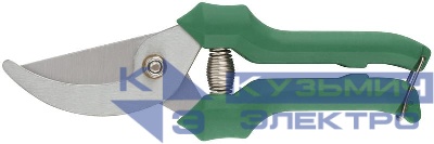 Секатор режущие кромки внахлест лезвия нерж. сталь пластиковые ручки 205мм FIT 77087