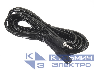 Удлинитель для наушников гнездо 3.5 мм стерео-штекер 3.5 мм стерео (3м), NETKO Optima