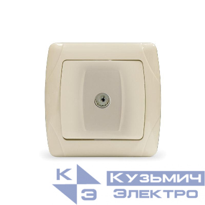 Розетка телевизионная TV 1-м СП Маргарита сл.кость (ivory) UNIVersal М0027-I