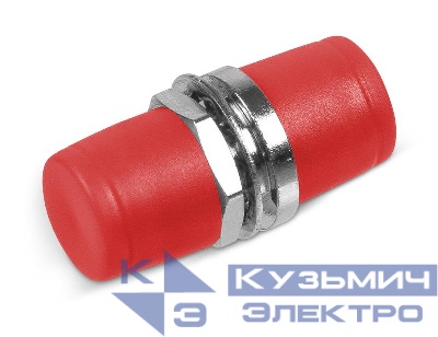 Соединитель проходной FC-FC-SM FC-FC SM для одномод. кабеля D-тип корпус метал. Cabeus 7021c