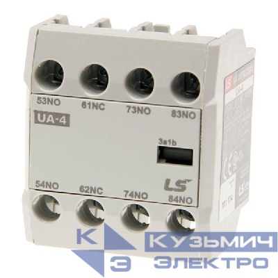 Контакт дополнительный UA-4 1NO+3NC LS Electric 83361634046