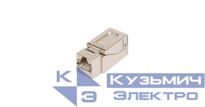 Модуль-вставка Keystone кат.5E (класс D) полный экран 100МГц RJ45 (8P8C) самозажимной T568A/B металлик NIKOMAX NMC-KJSD2-NT-MT