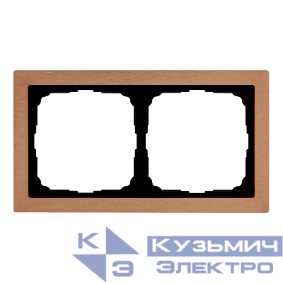 Рамка 2-м ArtGallery Pure метал. медь SE GAL312502