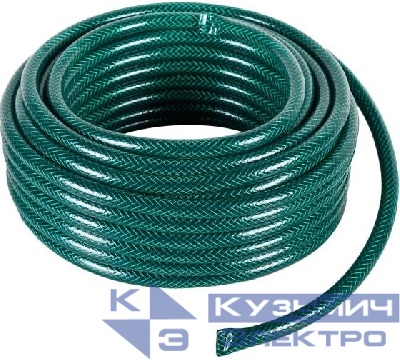 Шланг поливочный ПВХ трехслойн. армир. 1/2 25м зел. Вихрь 73/7/2/13