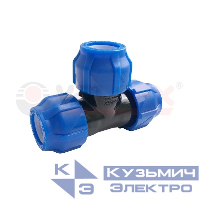 Тройник компрессионный 20-20-20 (80/20) VALFEX 1210012202020