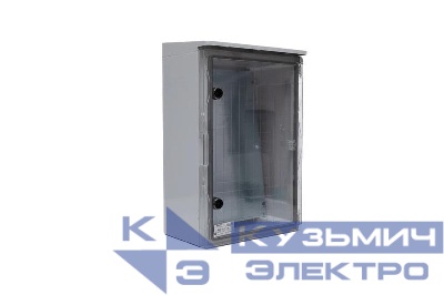 Корпус щита распределительного 350х500х195мм навесной влагозащ. с козырьком прозр. дверца пластик Cetinkaya Pano CP5617