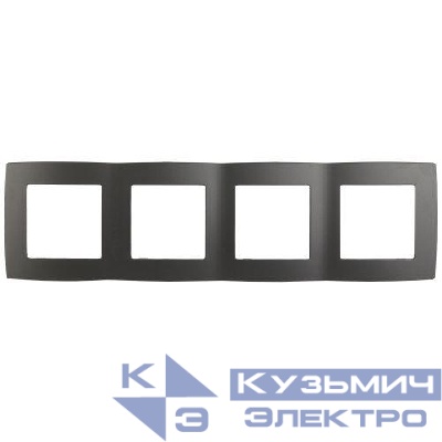 Рамка 4-м 12-5004-12 графит ЭРА Б0019378