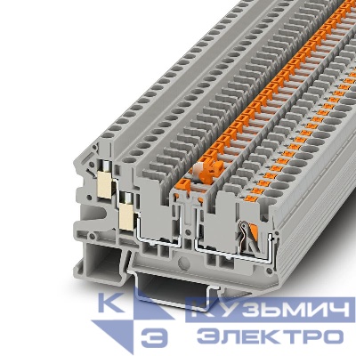 Клемма с ножевыми размыкателями PTU 4-TWIN-MT-P СТЭЗ 1157689