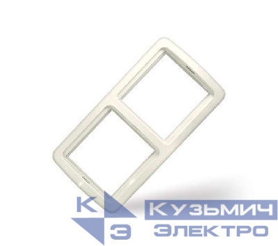 Рамка 2-м Валери горизонт. сл. кость UNIVersal Б-ВР002Г