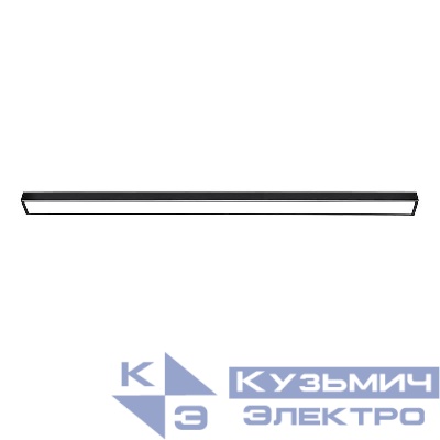 Светильник светодиодный PSO-01 24Вт 4000К IP40 1200х70мм BLACK ДПО/ДСО для реечных потолков IP40 (универсальный монтаж: накладной/подвесной) Pro JazzWay 5051911