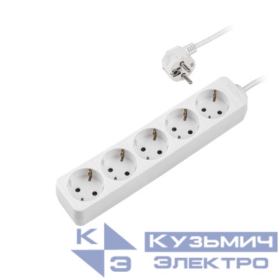 Удлинитель 5х5м с заземл. защитн. шторки ПВС 3 0.75 ФАZА 5052932