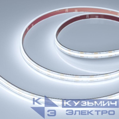 Лента светодиодная COB-PS-X560-12mm 24V White 6000К 9.6Вт/м IP67 герметичная (уп.10м) Arlight 048907