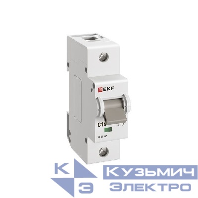 Выключатель автоматический 1п C 16А 15кА ВА 47-125 PROxima EKF mcb47125-1-16C