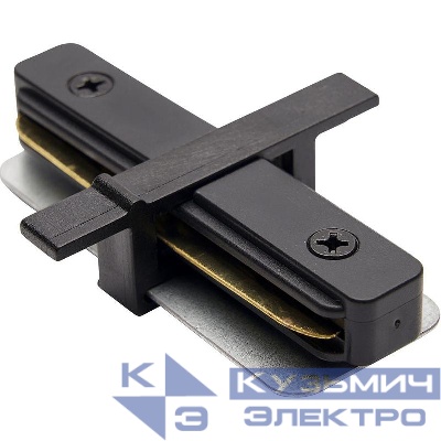 Коннектор прямой для встраиваемого шинопровода черн. LD1004 FERON 10358