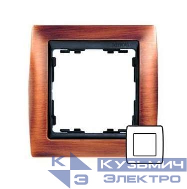 Рамка 1-м Simon82 антич. медь Simon 82814-36