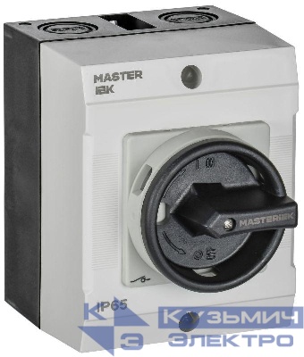 Переключатель кулачковый 16А (сх. 55) в боксе закрытая рукоятка IEK MI-CS21-016-055