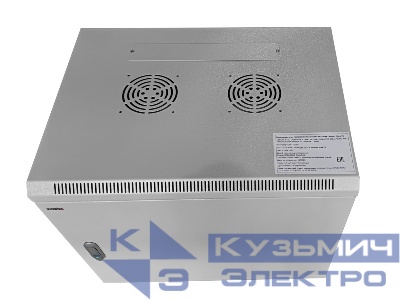 Шкаф настенный 9U серия WMA (Wall Maestro) (600х450х500), передняя дверь металл, собранный, серый Netko  "А"