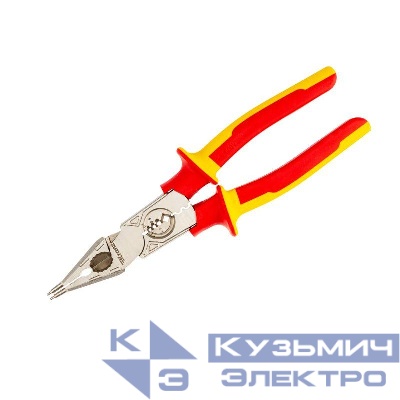 Плоскогубцы многофункциональные диэлектрические 238мм со съемником Kranz KR-12-4657-3