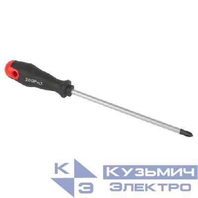 Отвертка PH 3х200мм крестовая двухкомпонентн. рукоятка ЭРА Б0055848