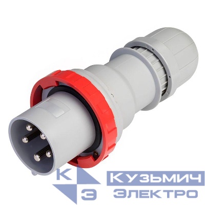 Вилка эл. каб. 125А 3P+E+N 400В IP67 DKC DIS21812537