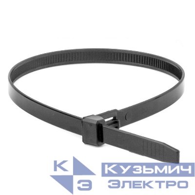 Хомут кабельный 7.6х200 полиамид многоразовый черн. (уп.100шт) DKC 25350SR