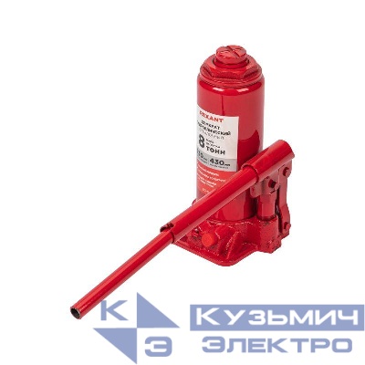 Домкрат гидравлический бутылочный 8т Rexant 80-0612