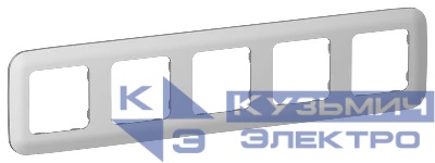 Рамка 5-м СП FLITE РУ-5-А-ФлА алюм. IEK FI-M52-31-20-K47