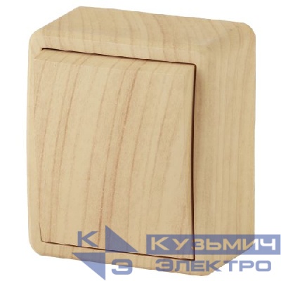 Выключатель 1-кл. ОП Эра Эксперт 10А IP20 11-1201-11 250В 10AX сосна Эра Б0020656