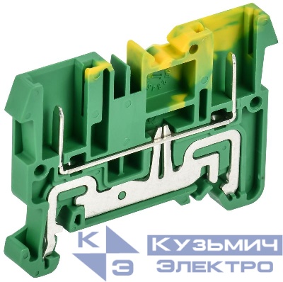 Клемма пружинная заземляющая CX2.5-2B PE 2.5кв.мм ARMAFIX IEK AF-CT41-06-02-K52-002